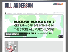 Tablet Screenshot of billanderson.com